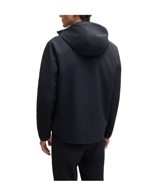 Boss Blue Solid Casual Jacket for men