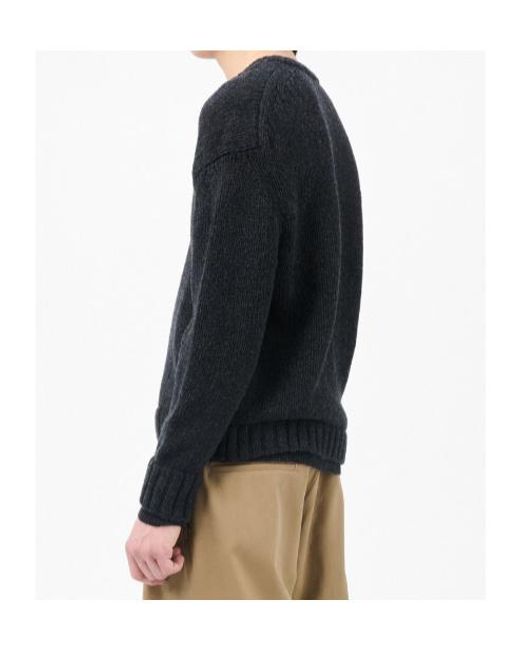 Our Legacy Black False V-Neck Jumper for men