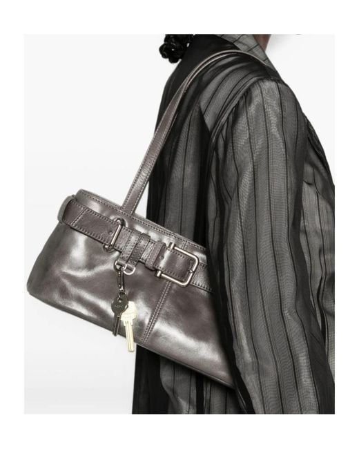 OSOI Gray Rectangular Handbag