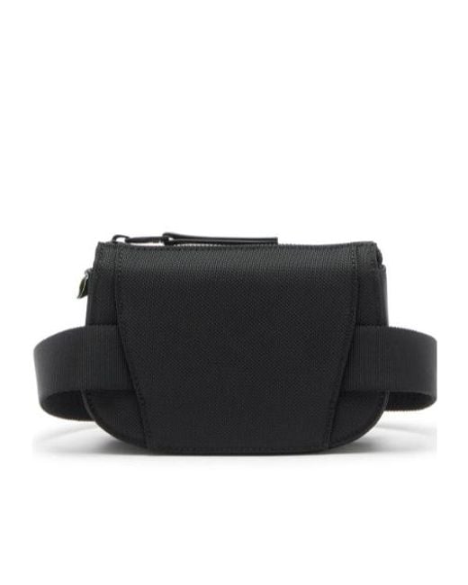 DIESEL Black 1Dr Logo-Embossed Belt Bag for men