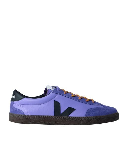 Veja Blue Volley Low-Top Sneakers
