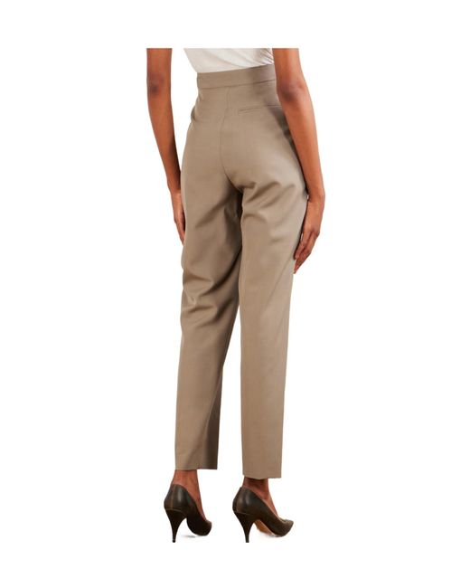 The Row Natural Tapered Casual Pants