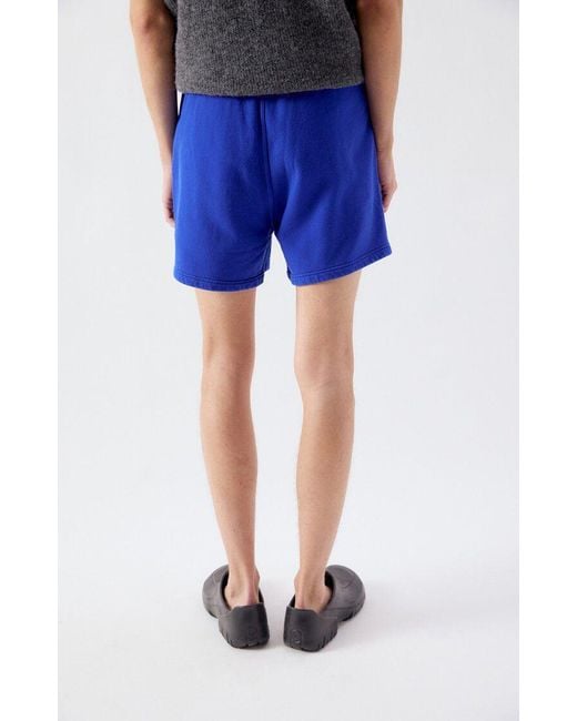 American Vintage Blue Shorts Plizzy for men