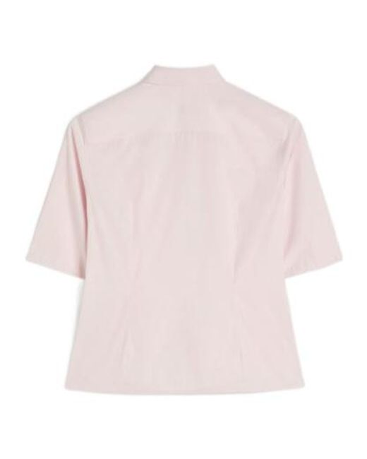 Jil Sander Pink Lightweight Cotton Poplin Shirt