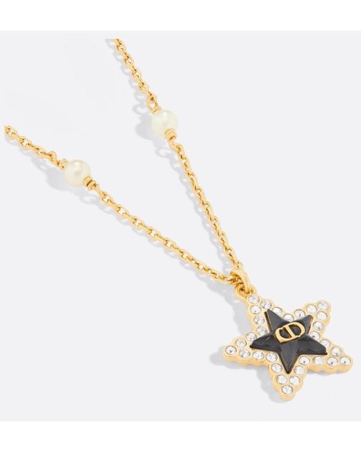 Dior White Petit Cd Lucky Baroque Necklace