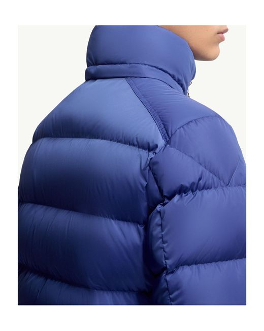 Moncler Blue Maya Zip-Up Hooded Jacket for men