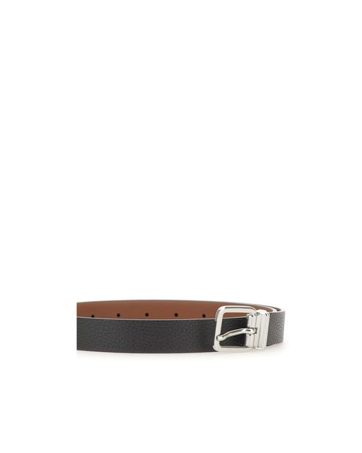 Gianni Chiarini White Reversible Leather Belt