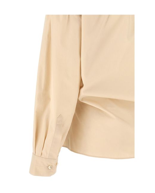 Lemaire Natural Twisted Long Sleeved Shirt