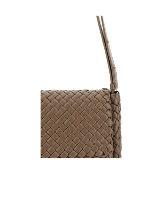 Bottega Veneta Brown Mini Cobble Shoulder Bag