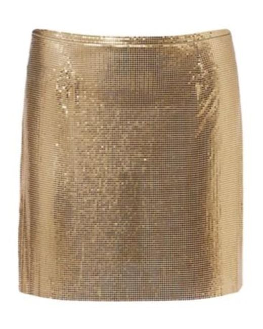 Rabanne Natural Chainmail Miniskirt
