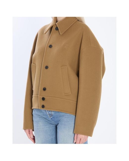 Céline Natural Long-Sleeved Casual Jacket