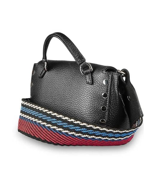Zanellato Blue Logo Shoulder Bag