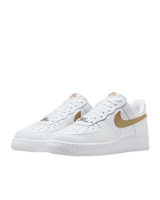 Nike White Air Force 1 '07 Lace-Up Sneakers for men