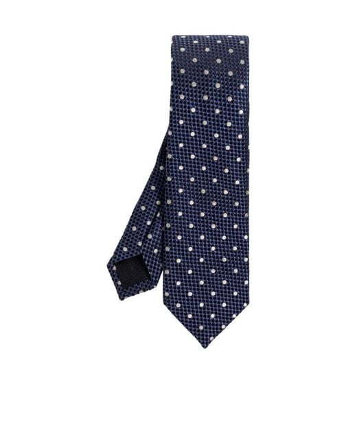 Tom Ford Blue Pointed Tie for men