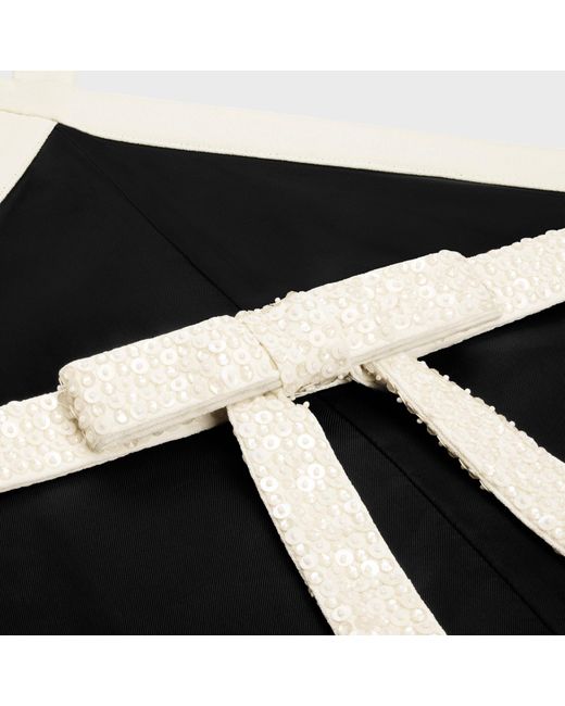 Céline Black Column Dress