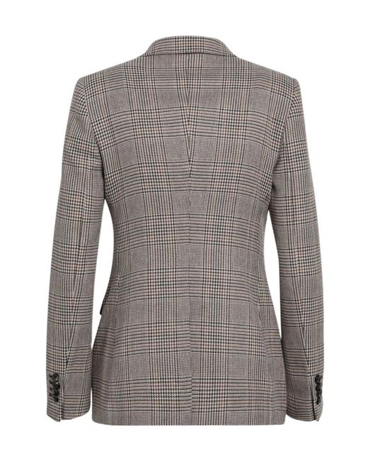 Tagliatore Gray Double-Breasted Blazer