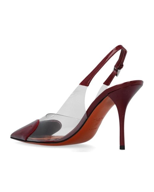 Alaïa Pink 90Mm Le Coeur Pumps