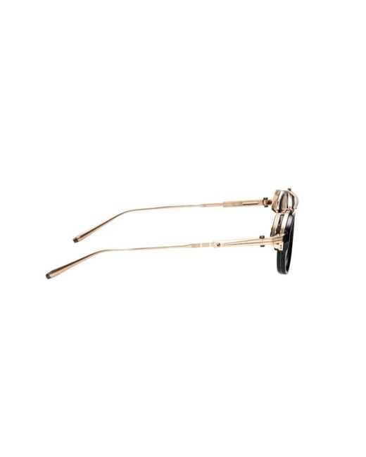 Akoni Green Geometric Sunglasses for men