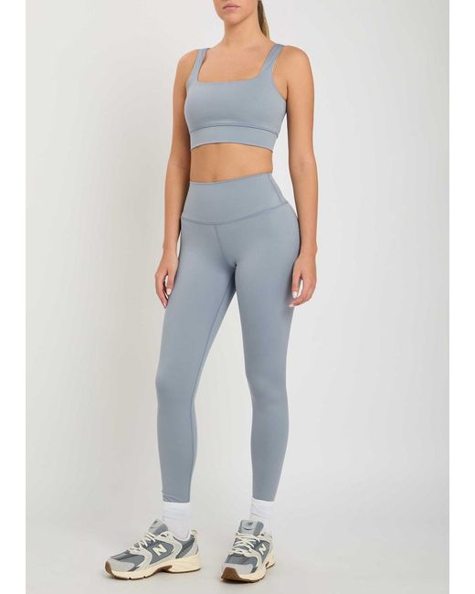 Varley Blue High-Stretch Leggings