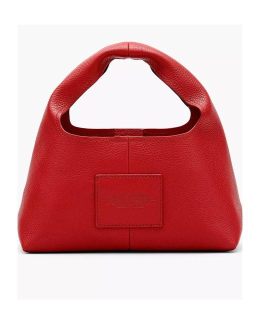 Marc Jacobs Purple The Mini Logo Patch Sack Bag