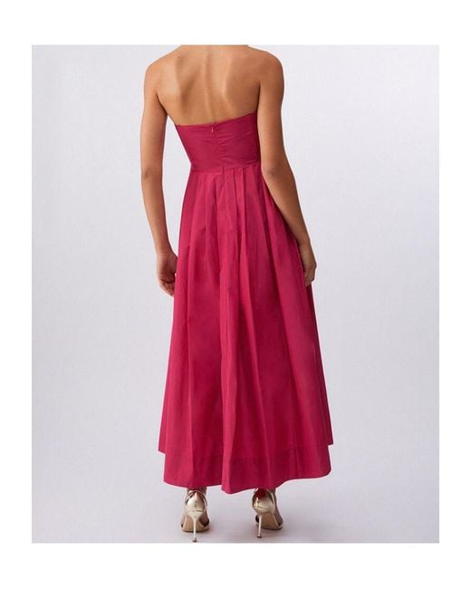 Liu Jo Pink Long Taffeta Dress