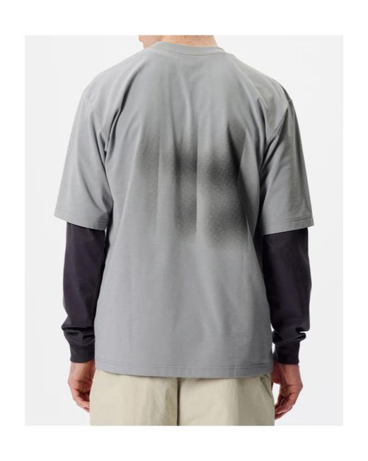 Goldwin Gray Graphic T-Shirt for men