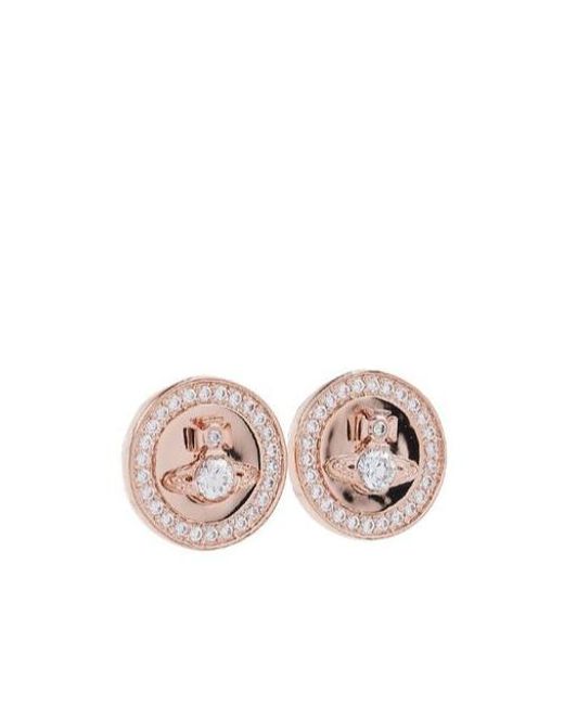 Vivienne Westwood Pink Logo Earrings