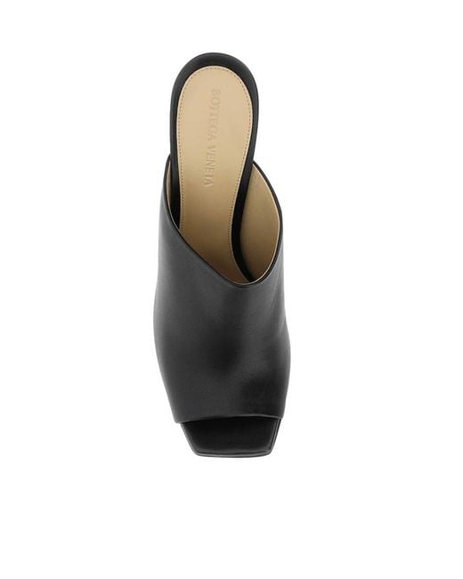 Bottega Veneta Black Open Toe Sandals