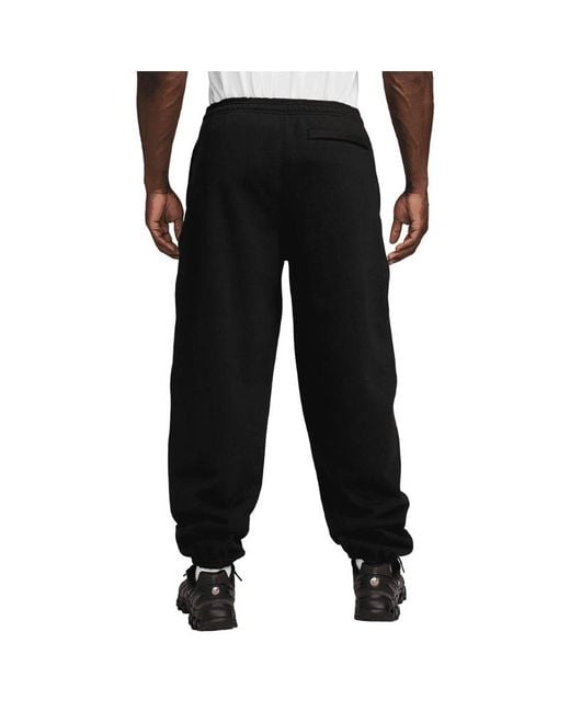 Nike Black Logo-Embroidered Track Pants for men