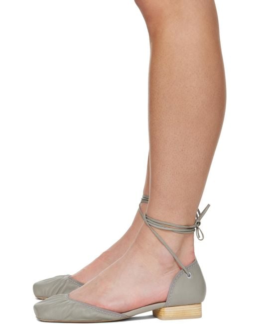 Lemaire Metallic Ballet Flats