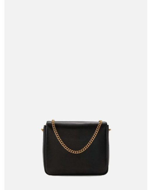 Saint Laurent Black Kate Logo Plaque Shoulder Bag