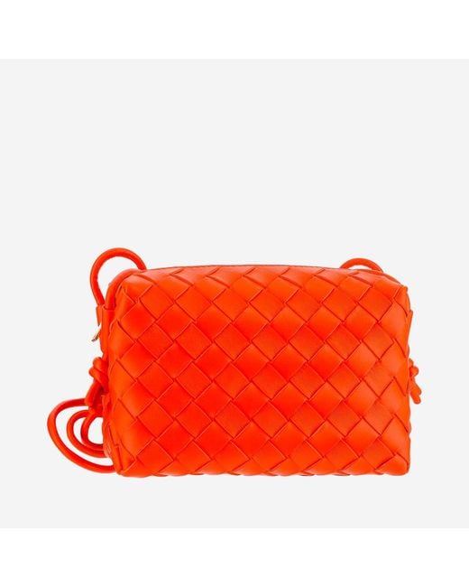 Bottega Veneta Orange Loop Mini Camera Bag