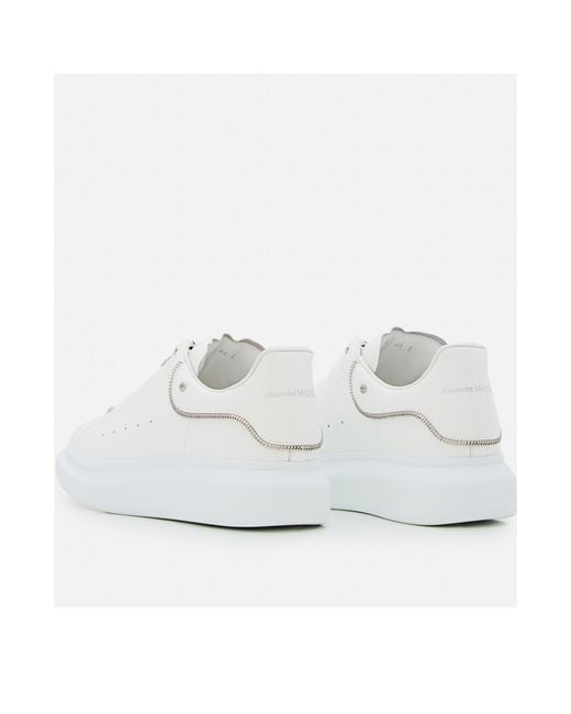 Alexander McQueen White Round-Headed Low-Top Sports Shoes for men