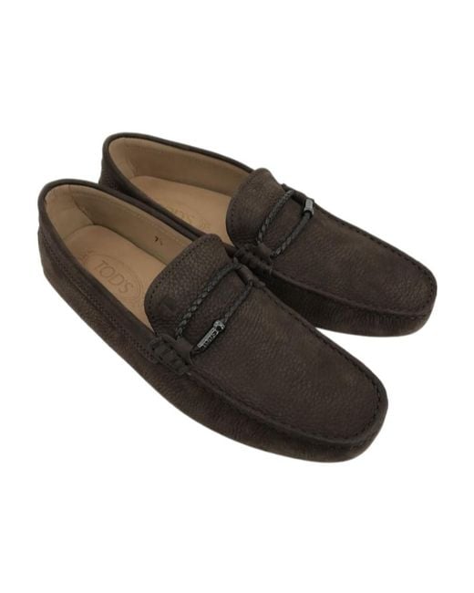 Tod's Green Logo Business Casual Shoes for men