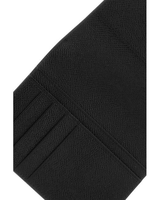 Dolce & Gabbana Black Logo Plaque Passport Holder for men