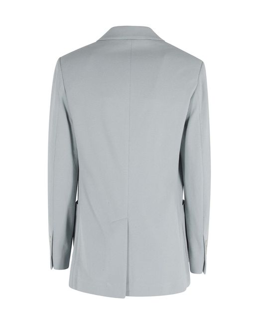 Circolo 1901 Gray Double-Breasted Suit Jacket
