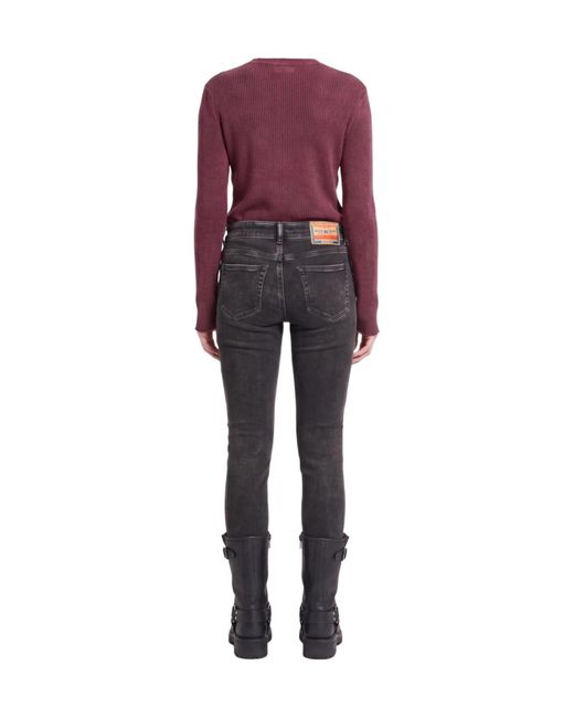 DIESEL Gray Slim-Fit Jeans