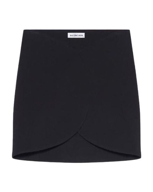 Balenciaga Blue Circle Mini Skirt