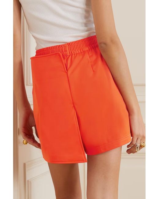 Adidas Originals Orange Y-3 Firebird Striped Knitted Shorts