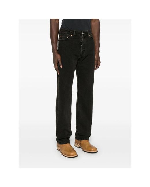 Our Legacy Black Belt Loop Denim Trousers for men