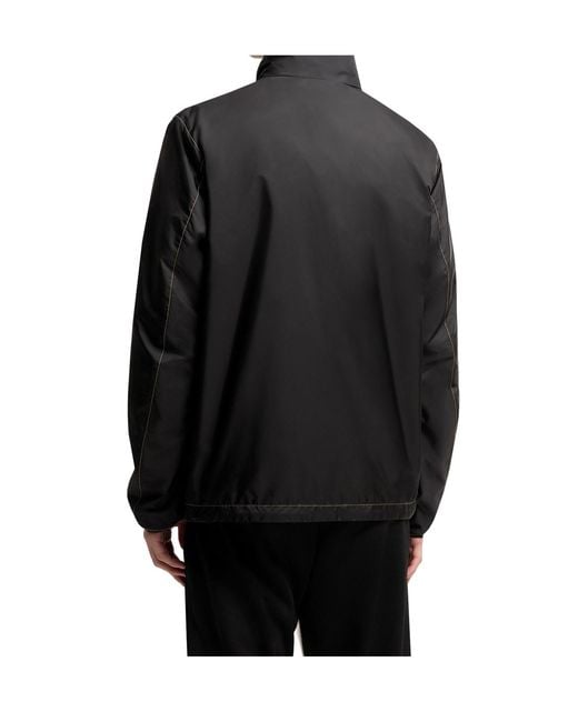 Moncler Black Arrakis Logo Patch Zip-Up Jacket for men