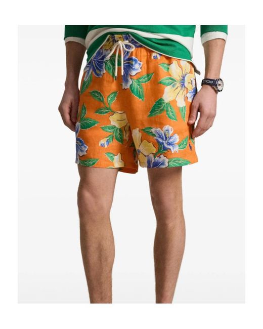 Polo Ralph Lauren Blue Traveller Swim Shorts for men
