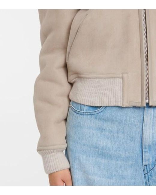 Isabel Marant Natural Boden Reversible Shearling Jacket