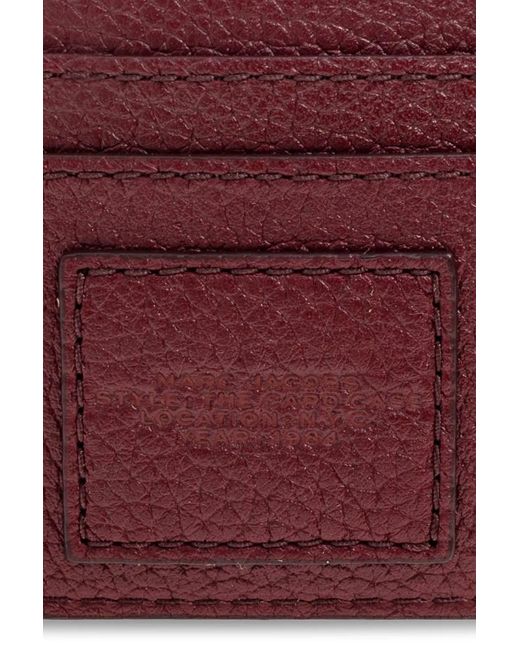 Marc Jacobs Purple Logo Card Holder
