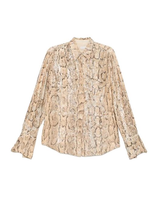 Dries Van Noten Natural Long Sleeve Shirt