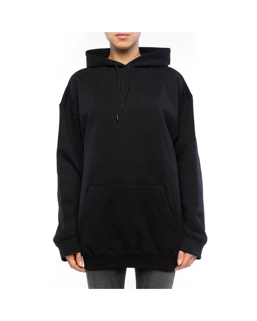 Balenciaga Black Oversized Logo Hoodie