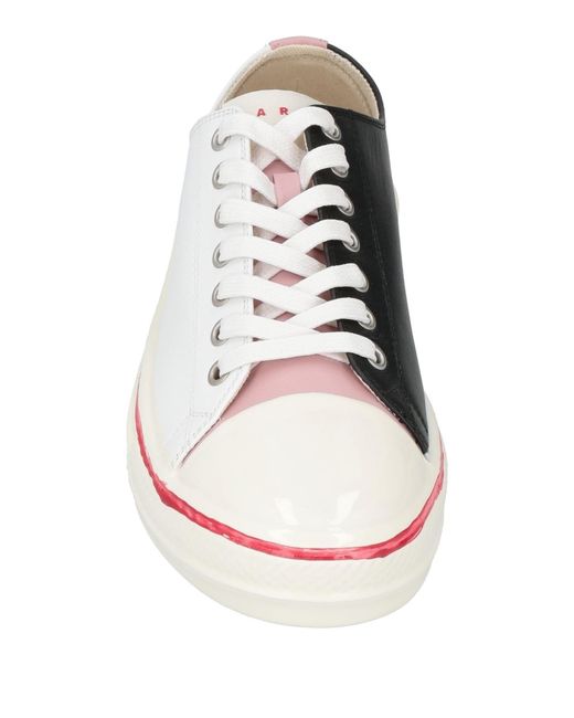 Marni White Low-Top Trainers