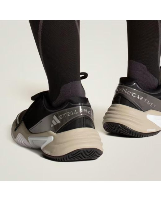 Adidas By Stella McCartney Black Barricade Lace-Up Sneakers