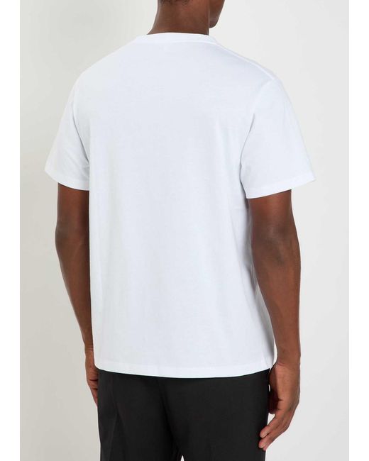 Loewe White Cotton T-Shirt for men