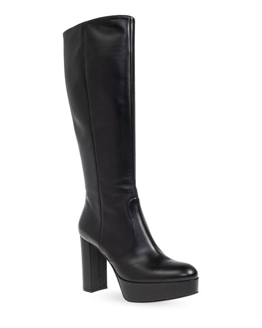 Gianvito Rossi Black Zip-Up Platform Boots